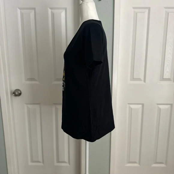 Fanatics Black & Gold Los Angeles Dodgers 2020 World Series Champion V-Neck Tee - Picture 6 of 6